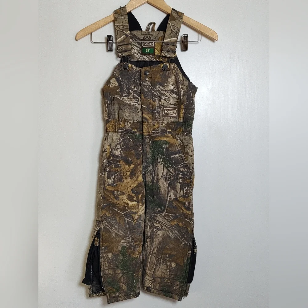 Schmidt Workwear Realtree Kids Camo Overalls